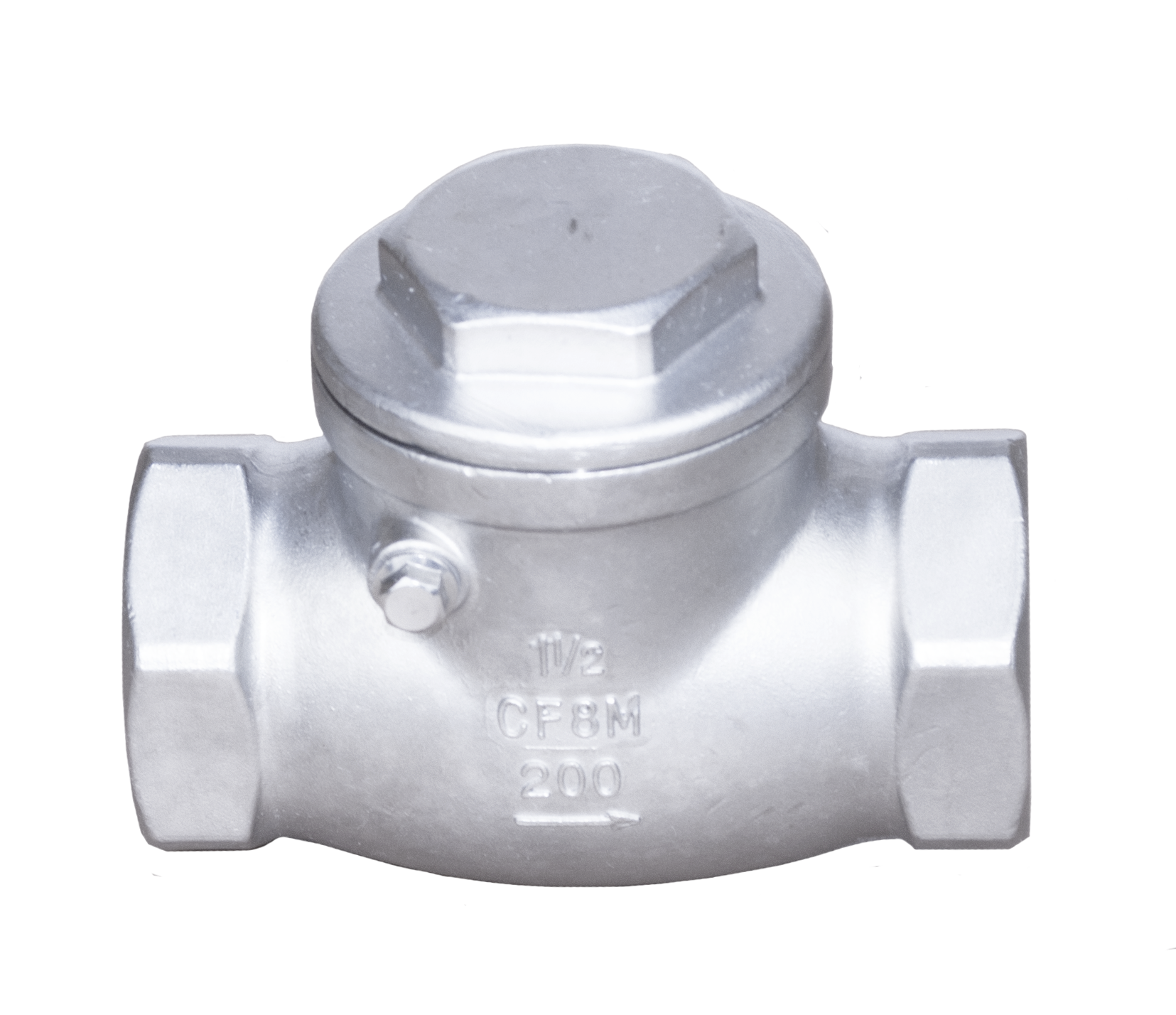 Stainless Steel Threaded Swing Check Valve - view 3